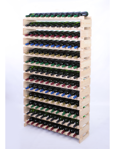 Stojak na wino regał modułowy na butelki 13x10 but POJEMNY BEZ NARZĘDZI - produkt 2