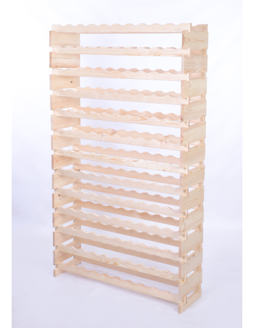 Modułowe stojaki do butelek RW11 - Stojak na wino regał modułowy na butelki 13x10 but POJEMNY BEZ NARZĘDZI - product 3