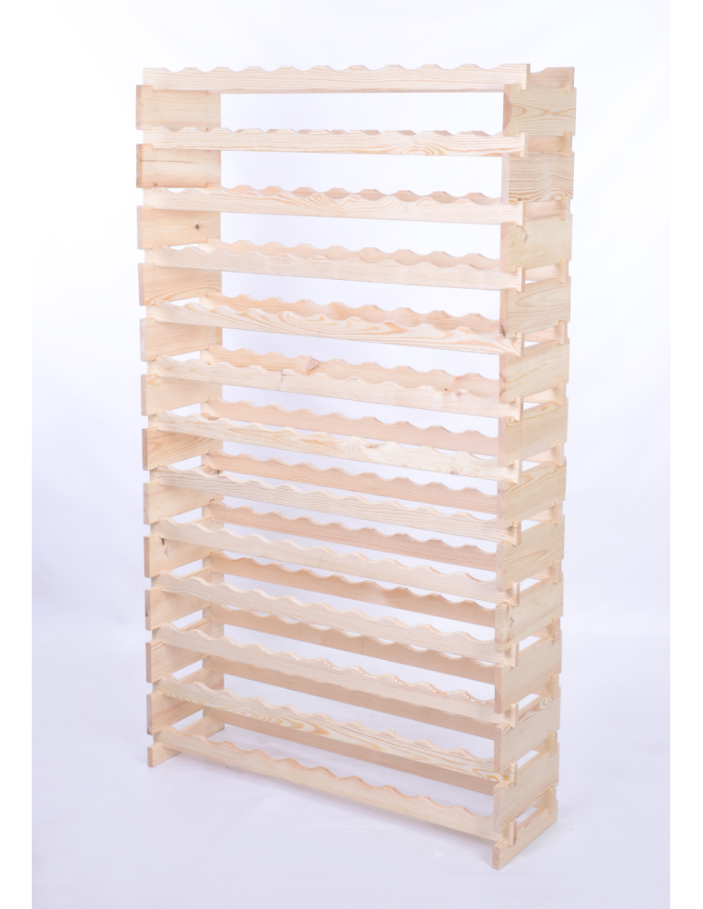 Modułowe stojaki do butelek RW11 - Stojak na wino regał modułowy na butelki 13x10 but POJEMNY BEZ NARZĘDZI - product b2b.wamar.biz 3