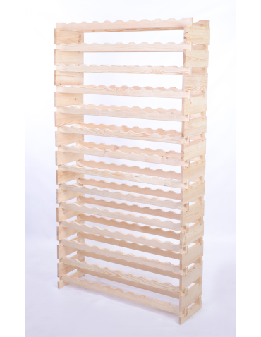 Modułowe stojaki do butelek RW11 - Stojak na wino regał modułowy na butelki 14x10 but POJEMNY BEZ NARZĘDZI - product 3