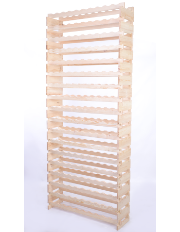 Modułowe stojaki do butelek RW11 - Stojak na wino regał modułowy na butelki 18x10 but WYSOKI BEZ NARZĘDZI - product 3