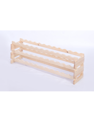 Stojak na wino regał modułowy na butelki 3x12 but SZEROKI BEZ NARZĘDZI - produkt 2