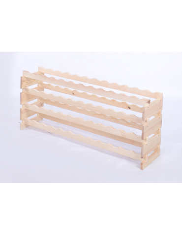 Stojak na wino regał modułowy na butelki 4x12 but SZEROKI BEZ NARZĘDZI - produkt 2