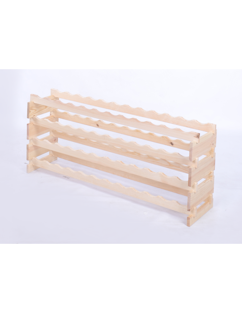 Modułowe stojaki do butelek RW11 - Stojak na wino regał modułowy na butelki 4x12 but SZEROKI BEZ NARZĘDZI - product b2b.wamar.biz 2