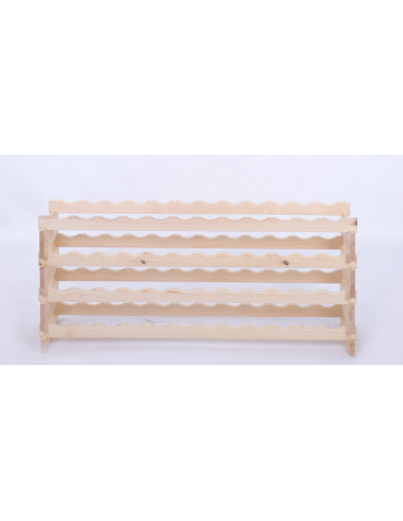 Modułowe stojaki do butelek RW11 - Stojak na wino regał modułowy na butelki 4x12 but SZEROKI BEZ NARZĘDZI - product 3