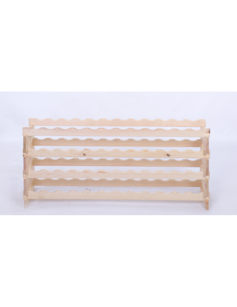 Modułowe stojaki do butelek RW11 - Stojak na wino regał modułowy na butelki 4x12 but SZEROKI BEZ NARZĘDZI - product b2b.wamar.biz 3