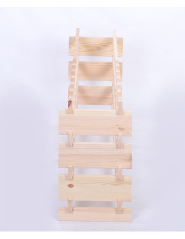 Modułowe stojaki do butelek RW11 - Stojak na wino regał modułowy na butelki 4x12 but SZEROKI BEZ NARZĘDZI - product 4