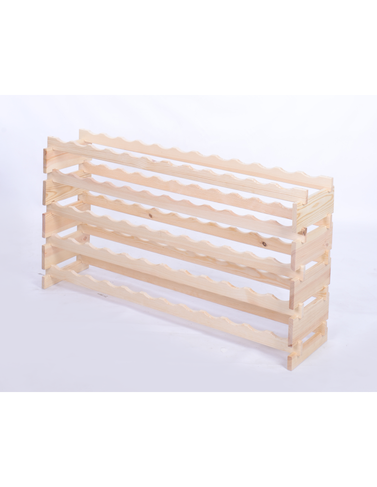 Modułowe stojaki do butelek RW11 - Stojak na wino regał modułowy na butelki 5x12 but BUDUJ JAK KLOCKI EKO - product b2b.wamar.biz 2