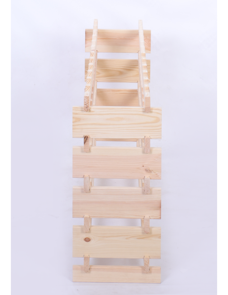 Modułowe stojaki do butelek RW11 - Stojak na wino regał modułowy na butelki 5x12 but BUDUJ JAK KLOCKI EKO - product b2b.wamar.biz 3