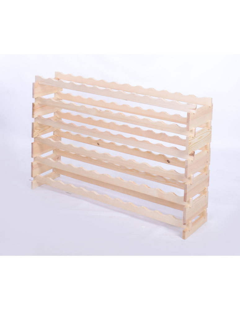 Modułowe stojaki do butelek RW11 - Stojak na wino regał modułowy na butelki 6x12 but BUDUJ JAK KLOCKI EKO - product b2b.wamar.biz 2