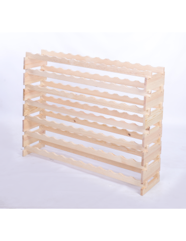 Modułowe stojaki do butelek RW11 - Stojak na wino regał modułowy na butelki 7x12 but BUDUJ JAK KLOCKI EKO - product 3