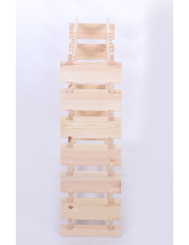 Modułowe stojaki do butelek RW11 - Stojak na wino regał modułowy na butelki 7x12 but BUDUJ JAK KLOCKI EKO - product 5