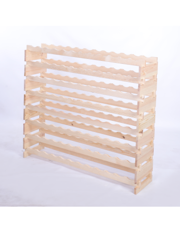 Modułowe stojaki do butelek RW11 - Stojak na wino regał modułowy na butelki 8x12 but SZEROKI BEZ NARZĘDZI - product 3