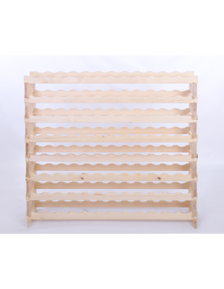 Modułowe stojaki do butelek RW11 - Stojak na wino regał modułowy na butelki 8x12 but SZEROKI BEZ NARZĘDZI - product b2b.wamar.biz 4