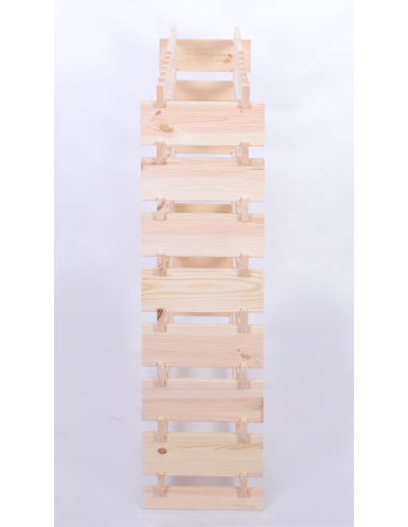 Modułowe stojaki do butelek RW11 - Stojak na wino regał modułowy na butelki 8x12 but SZEROKI BEZ NARZĘDZI - product 5