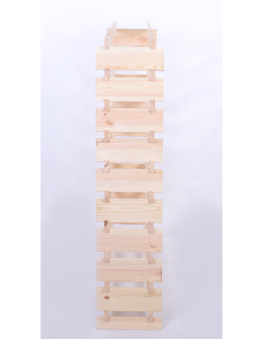 Modułowe stojaki do butelek RW11 - Stojak na wino regał modułowy na butelki 10x12 but DUŻY MONTAŻ BEZ NARZĘDZI - produkt 5