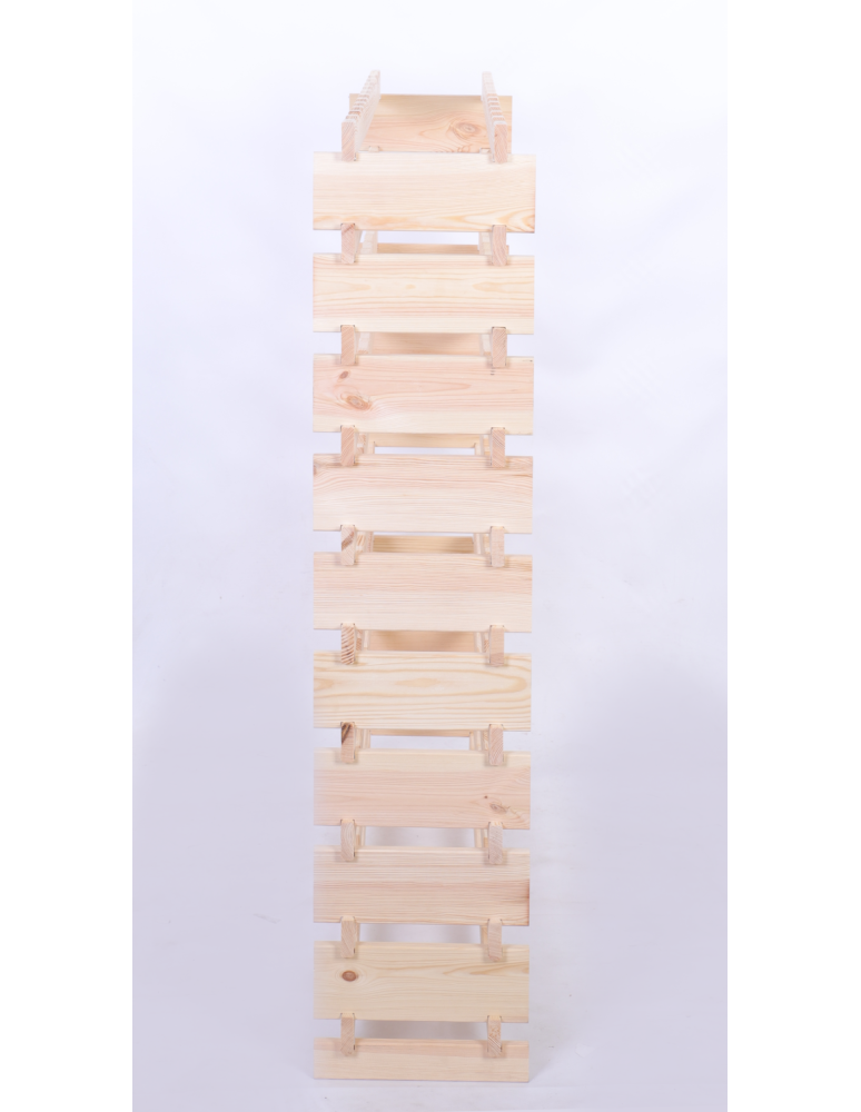 Modułowe stojaki do butelek RW11 - Stojak na wino regał modułowy na butelki 10x12 but DUŻY MONTAŻ BEZ NARZĘDZI - produkt b2b.wamar.biz 5