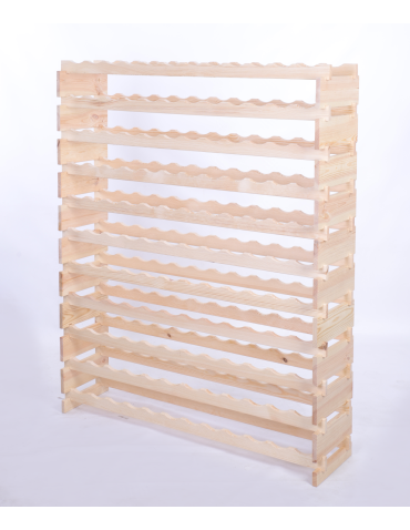 Modułowe stojaki do butelek RW11 - Stojak na wino regał modułowy na butelki 11x12 but DUŻY MONTAŻ BEZ NARZĘDZI - product 3