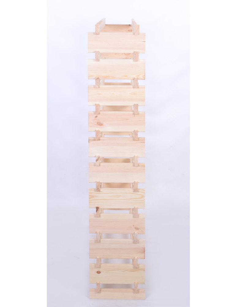 Modułowe stojaki do butelek RW11 - Stojak na wino regał modułowy na butelki 11x12 but DUŻY MONTAŻ BEZ NARZĘDZI - product b2b.wamar.biz 5