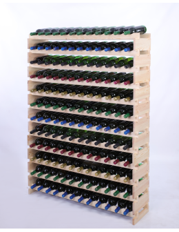 Stojak na wino regał modułowy na butelki 12x12 but DUŻY MONTAŻ BEZ NARZĘDZI - product 2