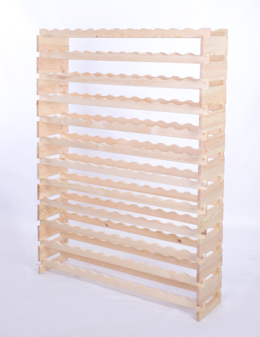 Modułowe stojaki do butelek RW11 - Stojak na wino regał modułowy na butelki 12x12 but DUŻY MONTAŻ BEZ NARZĘDZI - produkt 3