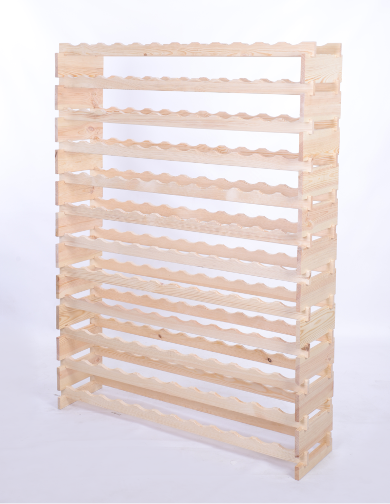 Modułowe stojaki do butelek RW11 - Stojak na wino regał modułowy na butelki 12x12 but DUŻY MONTAŻ BEZ NARZĘDZI - produkt b2b.wamar.biz 3