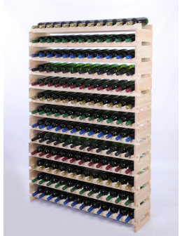 Stojak na wino regał modułowy na butelki 13x12 but SZEROKI BEZ NARZĘDZI - product 2