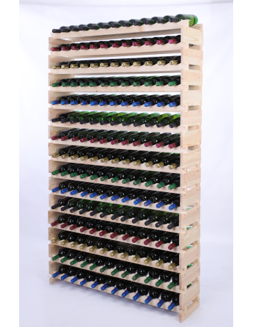 Stojak na wino regał modułowy na butelki 15x12 but WYSOKI BEZ NARZĘDZI - product 2