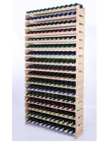 Stojak na wino regał modułowy na butelki 17x12 but WYSOKI BEZ NARZĘDZI - produkt 2