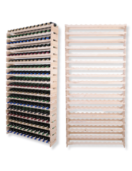 Stojak na wino regał modułowy na butelki 18x12 but WYSOKI BEZ NARZĘDZI