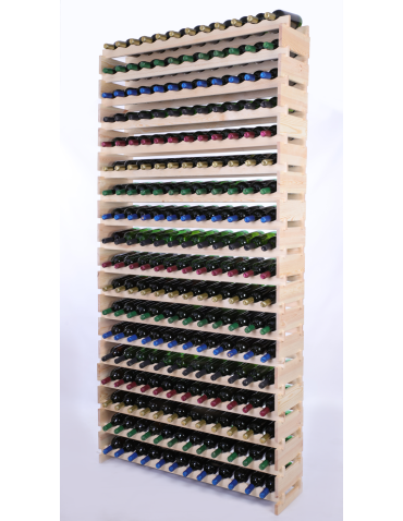 Stojak na wino regał modułowy na butelki 18x12 but WYSOKI BEZ NARZĘDZI - product 2