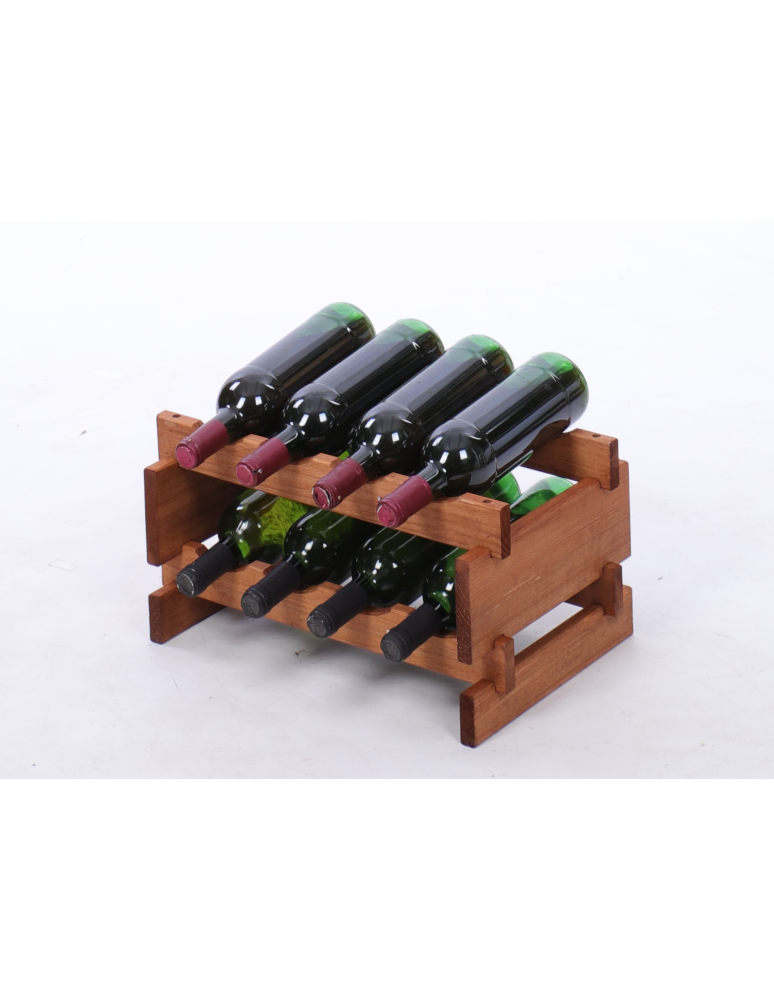 Modułowe stojaki do butelek RW11 - Stojak na wino regał modułowy na butelki 2x4 but WĄSKI ECO BEZ NARZĘDZI - product b2b.wamar.biz 2