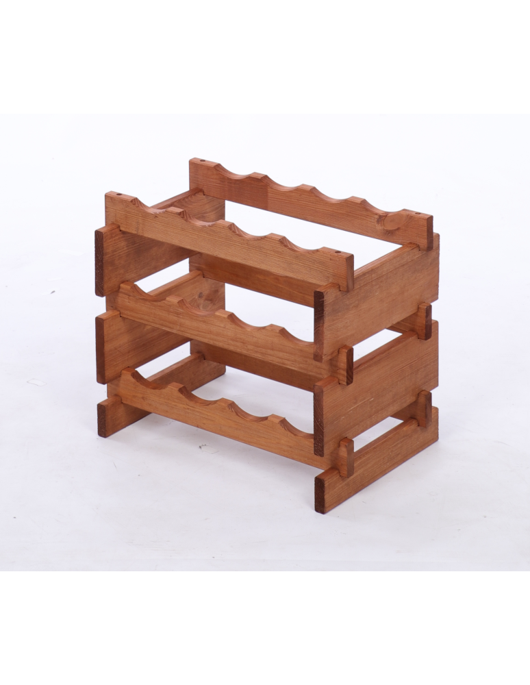 Modułowe stojaki do butelek RW11 - Stojak na wino regał modułowy na butelki 3x4 but WĄSKI ECO BEZ NARZĘDZI - produkt b2b.wamar.biz 3