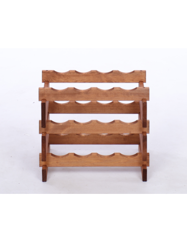 Modułowe stojaki do butelek RW11 - Stojak na wino regał modułowy na butelki 3x4 but WĄSKI ECO BEZ NARZĘDZI - produkt 4