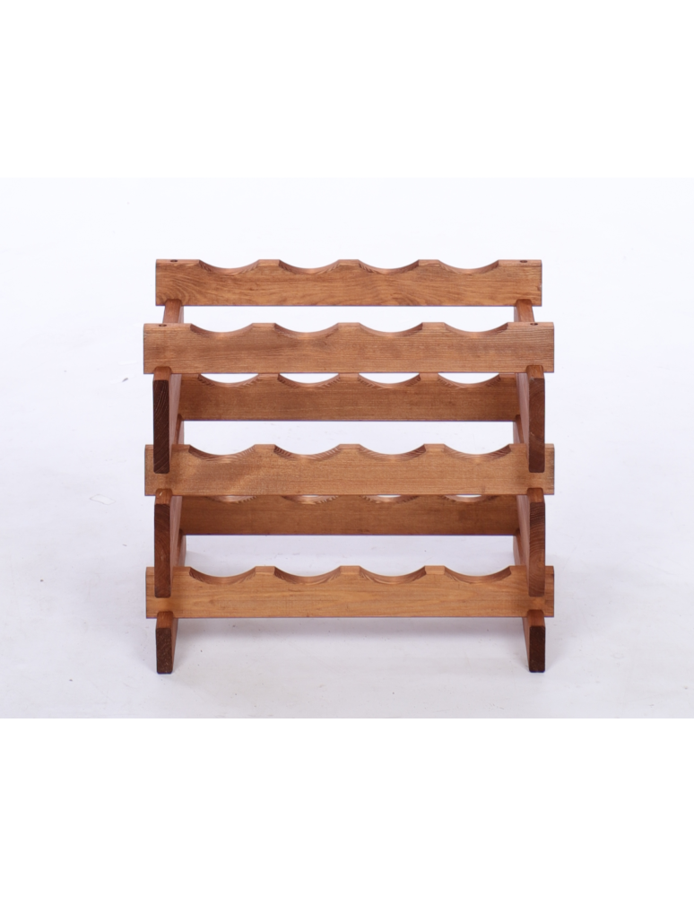 Modułowe stojaki do butelek RW11 - Stojak na wino regał modułowy na butelki 3x4 but WĄSKI ECO BEZ NARZĘDZI - produkt b2b.wamar.biz 4