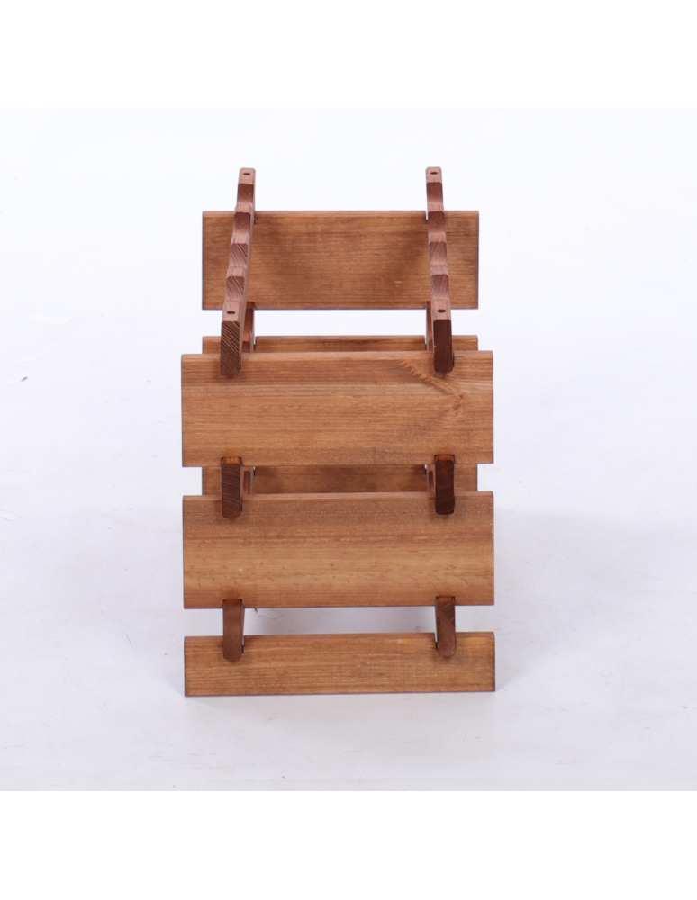 Modułowe stojaki do butelek RW11 - Stojak na wino regał modułowy na butelki 3x4 but WĄSKI ECO BEZ NARZĘDZI - produkt b2b.wamar.biz 5