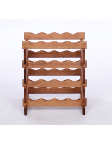 Modułowe stojaki do butelek RW11 - Stojak na wino regał modułowy na butelki 4x4 but WĄSKI ECO BEZ NARZĘDZI - produkt 4