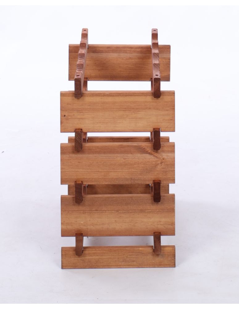 Modułowe stojaki do butelek RW11 - Stojak na wino regał modułowy na butelki 4x4 but WĄSKI ECO BEZ NARZĘDZI - produkt b2b.wamar.biz 5