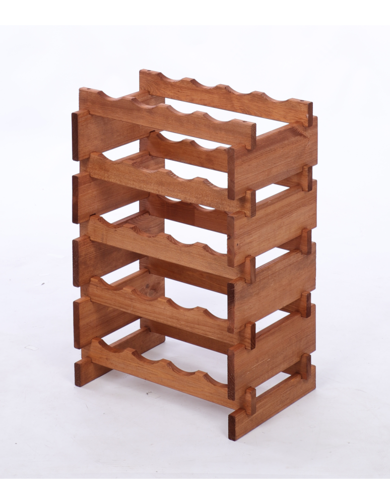 Modułowe stojaki do butelek RW11 - Stojak na wino regał modułowy na butelki 5x4 but BUDUJ JAK KLOCKI EKO - product b2b.wamar.biz 3