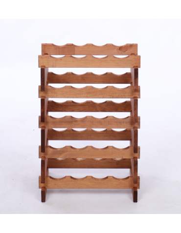 Modułowe stojaki do butelek RW11 - Stojak na wino regał modułowy na butelki 5x4 but BUDUJ JAK KLOCKI EKO - product 4