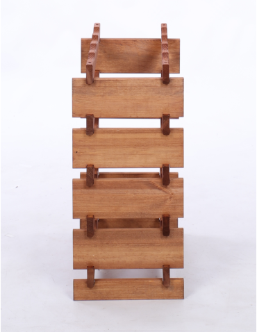 Modułowe stojaki do butelek RW11 - Stojak na wino regał modułowy na butelki 5x4 but BUDUJ JAK KLOCKI EKO - product 5