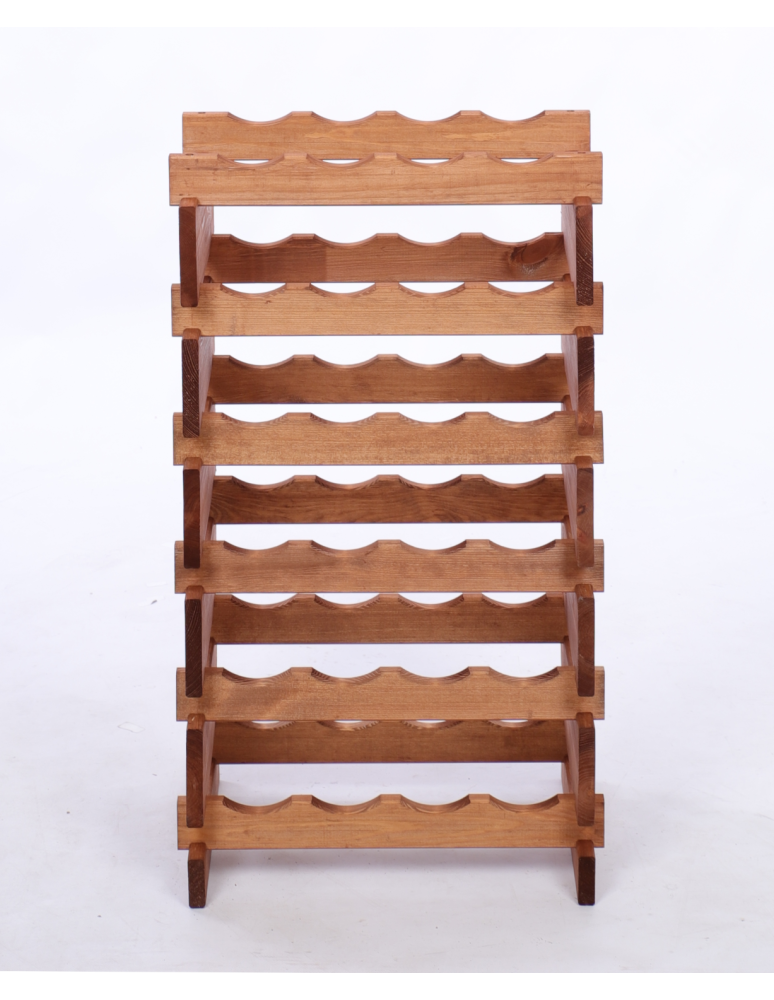 Modułowe stojaki do butelek RW11 - Stojak na wino regał modułowy na butelki 6x4 but BUDUJ JAK KLOCKI EKO - product b2b.wamar.biz 4