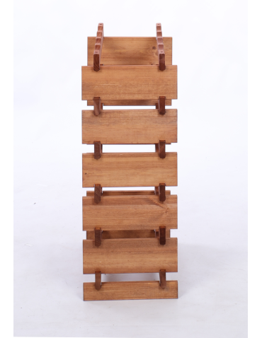 Modułowe stojaki do butelek RW11 - Stojak na wino regał modułowy na butelki 6x4 but BUDUJ JAK KLOCKI EKO - product 5