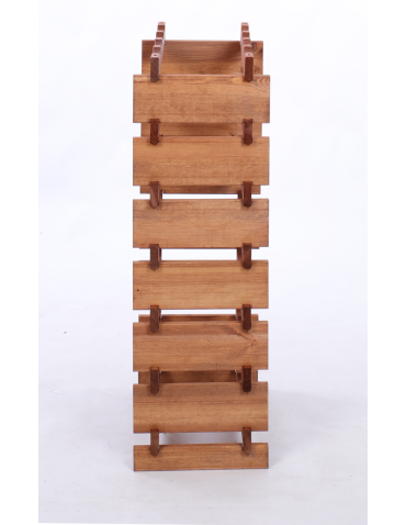 Modułowe stojaki do butelek RW11 - Stojak na wino regał modułowy na butelki 7x4 but BUDUJ JAK KLOCKI EKO - product 4