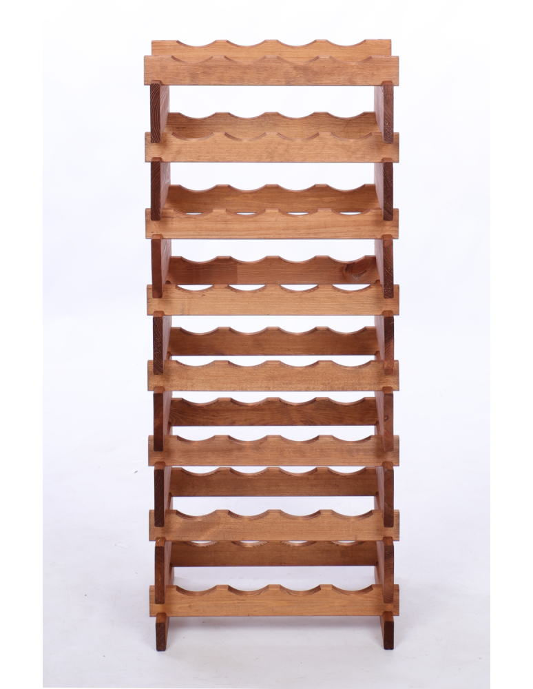 Modułowe stojaki do butelek RW11 - Stojak na wino regał modułowy na butelki 8x4 but WĄSKI ECO BEZ NARZĘDZI - produkt b2b.wamar.biz 4