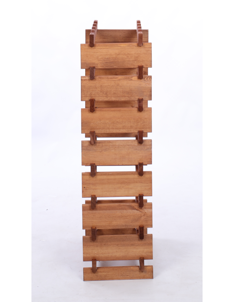 Modułowe stojaki do butelek RW11 - Stojak na wino regał modułowy na butelki 8x4 but WĄSKI ECO BEZ NARZĘDZI - produkt b2b.wamar.biz 5