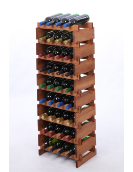 Stojak na wino regał modułowy na butelki 9x4 but WĄSKI ECO BEZ NARZĘDZI - product 2