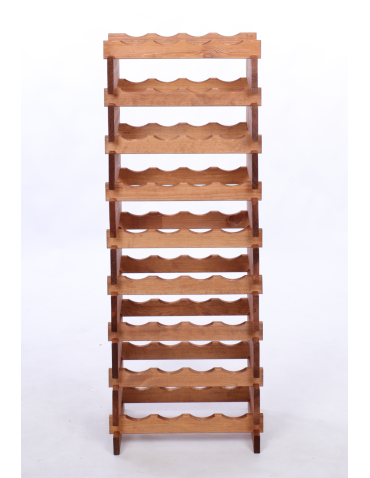 Modułowe stojaki do butelek RW11 - Stojak na wino regał modułowy na butelki 9x4 but WĄSKI ECO BEZ NARZĘDZI - product 4