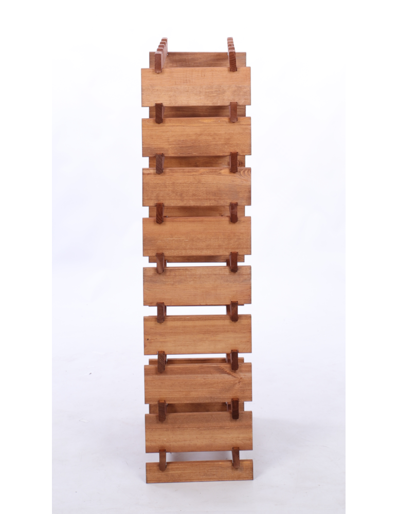 Modułowe stojaki do butelek RW11 - Stojak na wino regał modułowy na butelki 9x4 but WĄSKI ECO BEZ NARZĘDZI - product b2b.wamar.biz 5