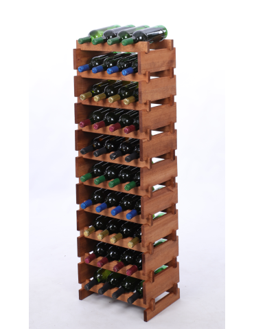 Stojak na wino regał modułowy na butelki 10x4 but DUŻY MONTAŻ BEZ NARZĘDZI - produkt 2